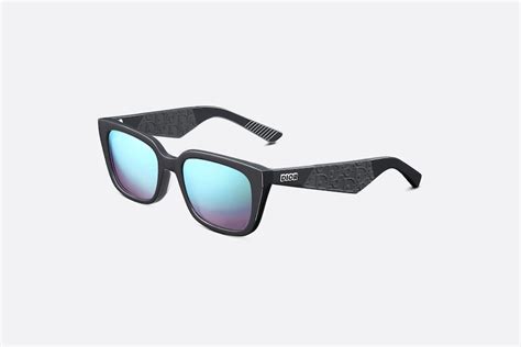 DiorB27 S2I Gray Rectangular Sunglasses 